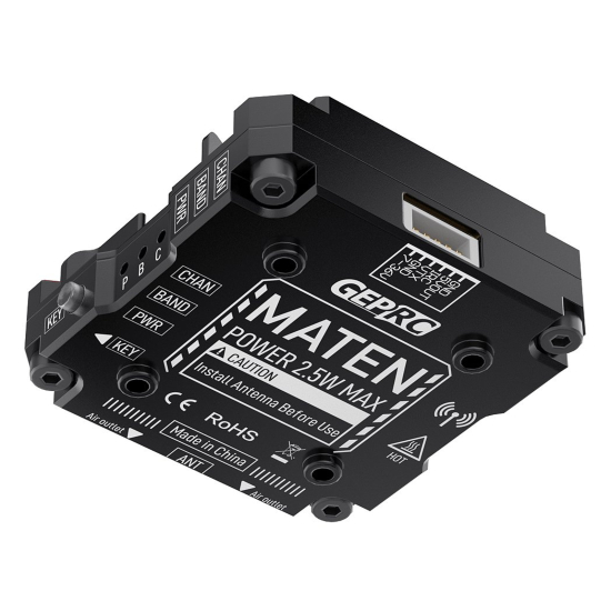Відеопередавач GEPRC MATEN 5.8G 2.5W 2500 мВт VTX для FPV квадрокоптера, дрона