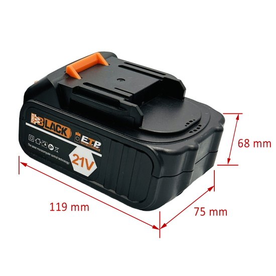 Акумуляторна батарея 21V 4000mAh Black Power BP-4A для бездротових інструментів автомийки, ланцюгової пилки, секаторів 4.0 А/h