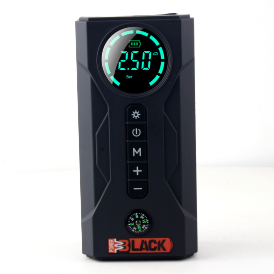 Пусковий пристрій для авто 5в1 з компресором Black Power BP-47000mAh повербанк, компас, ліхтарик Car Jump Starter