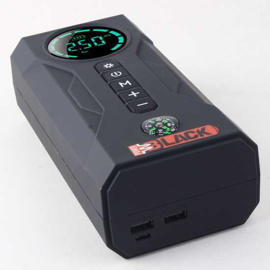 Пусковий пристрій для авто 5в1 з компресором Black Power BP-47000mAh повербанк, компас, ліхтарик Car Jump Starter