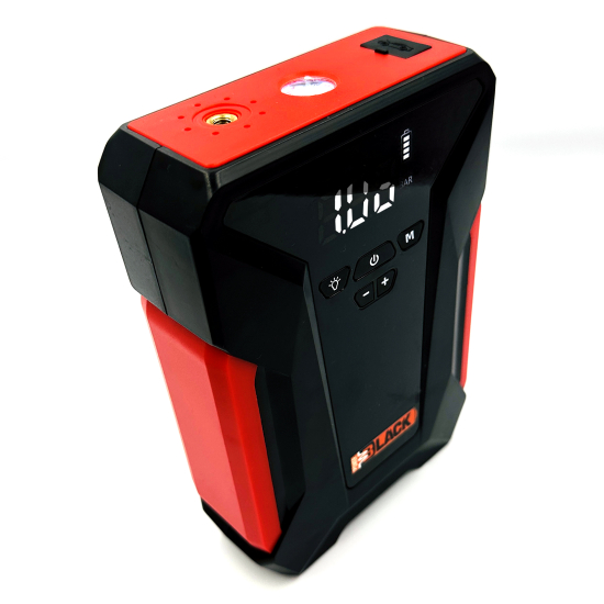 Бустер з компресором 4в1 Black Power BP-39800mAh пусковий для акумулятора автомобіля, Multi-Function Jump Starter