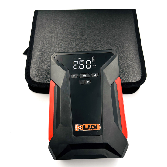 Бустер з компресором 4в1 Black Power BP-39800mAh пусковий для акумулятора автомобіля, Multi-Function Jump Starter