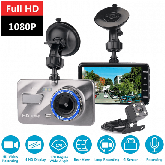 Відеореєстратор для автомобіля DVR А10+ Full HD 4" LCD WDR Premium Class