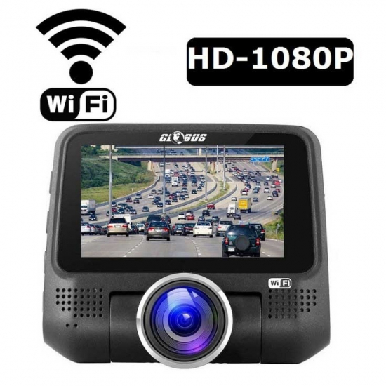 Відеореєстратор для автомобіля Globus GT-900 WiFi GPS