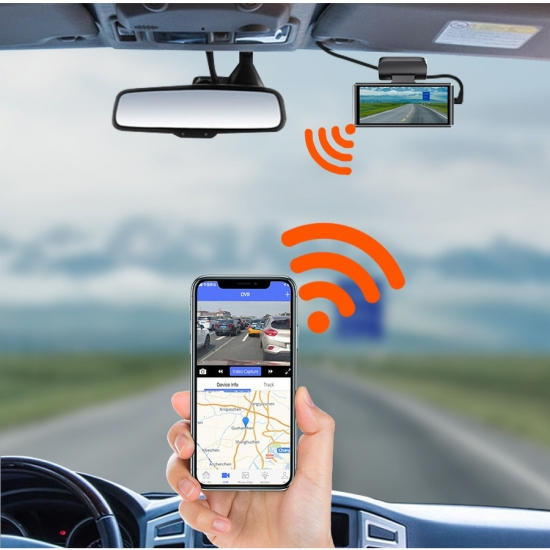 Відеореєстратор Globus S-30 Wifi GPS 4K