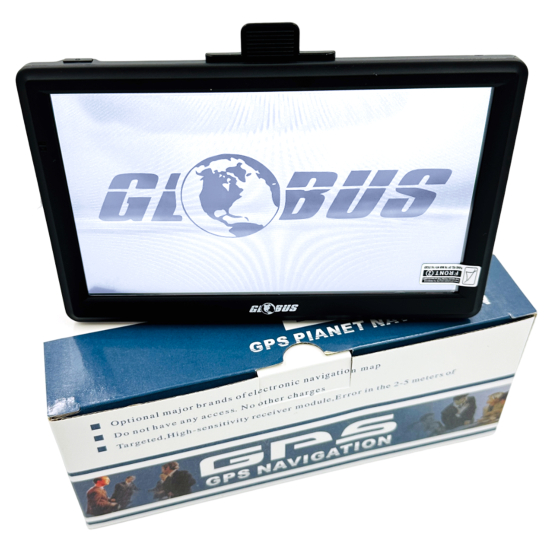 GPS Навігатор автомобільний Globus X20-1, легкові та вантажні карти Європа/Азія/СНД 7 дюймів універсальний