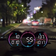 Бортовий комп'ютер HUD G17 GPS проекційний багатофункціональний дисплей спідометр, годинник