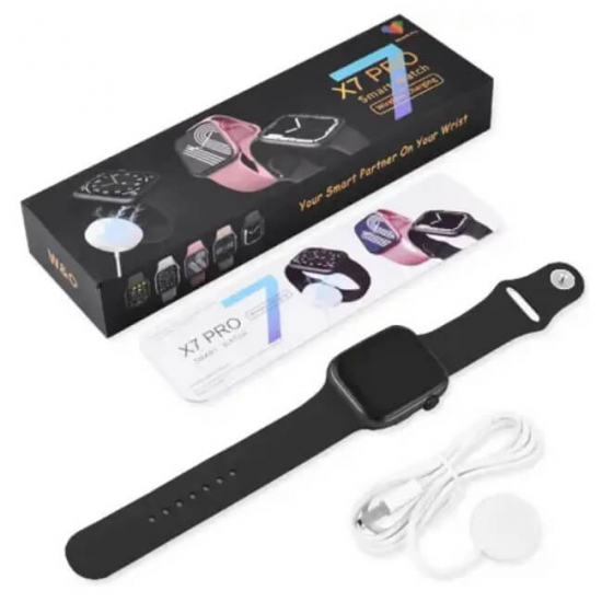 Годинник розумний Smart watch S7 black з вологозахистом IP62