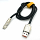 Міцний силіконовий кабель Globus USB-Type-C, ЮСБ-ТПС із супершвидкою зарядкою 6А 120Вт, 120см металевий поворотний штекер із підсвіткою
