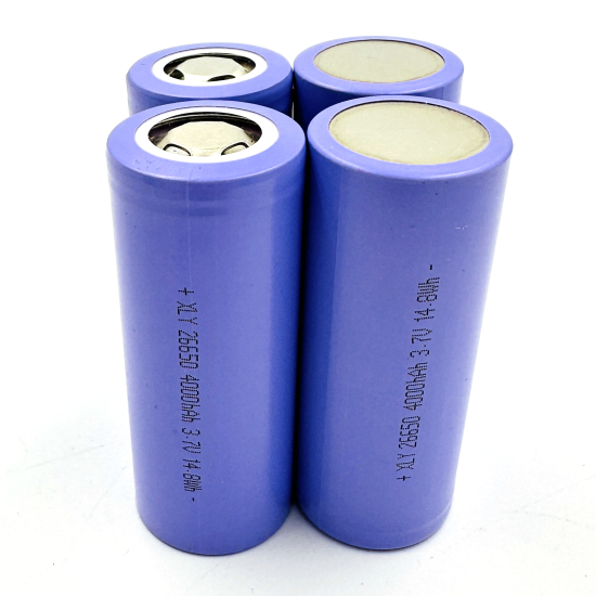 Циліндричний акумулятор XLY 26650 4000mAh Літій-іонний Li-ion 3,7v-4,2v 14,8Вт синій