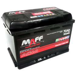 Акумулятор MAFF 57002 Start-Stop AGM 6СТ-70 12В 70Ач 760A