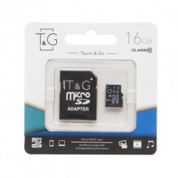 Карта пам'яті micro SDHC T&G 16 GB Class 10