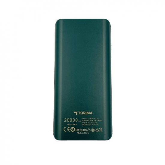 Зовнішній акумулятор Power Bank Torima TRM-1020 20000mAh