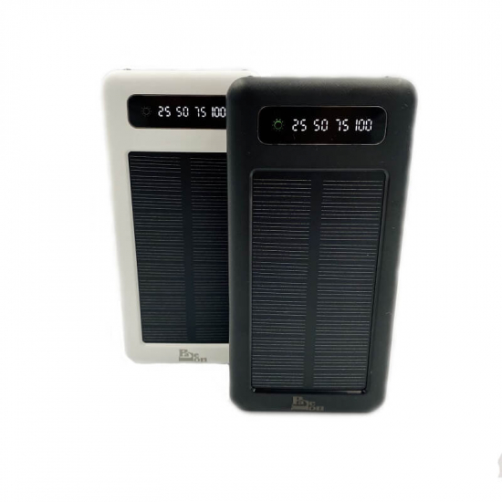 Зовнішній акумулятор Power bank Paleon PLO-SP20G 20 000 mAh із сонячною панеллю