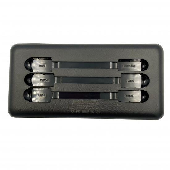 Зовнішній акумулятор Power bank Paleon PLO-SP30G 30 000 mAh із сонячною панеллю