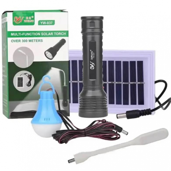 Ліхтарик BL YW-037 bulb solar ручний для кемпінгу