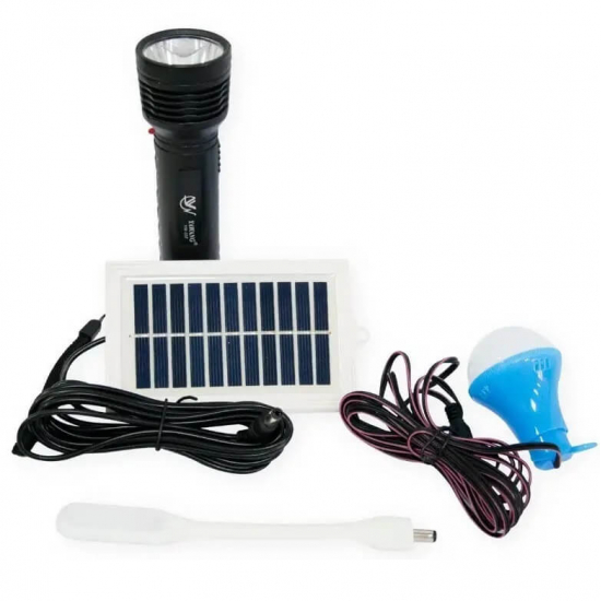 Ліхтарик BL YW-037 bulb solar ручний для кемпінгу