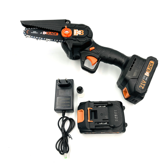 Міні електропила Black Power 4 дюйми 21V 2000mAh 2000mAh 2акб в комплекті