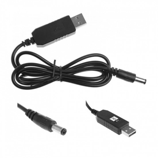 Кабель підвищує напругу з 5v до 9-12v для роутера