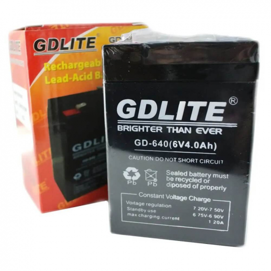 Акумулятор BATTERY GD-640 6V 4A для ДБЖ