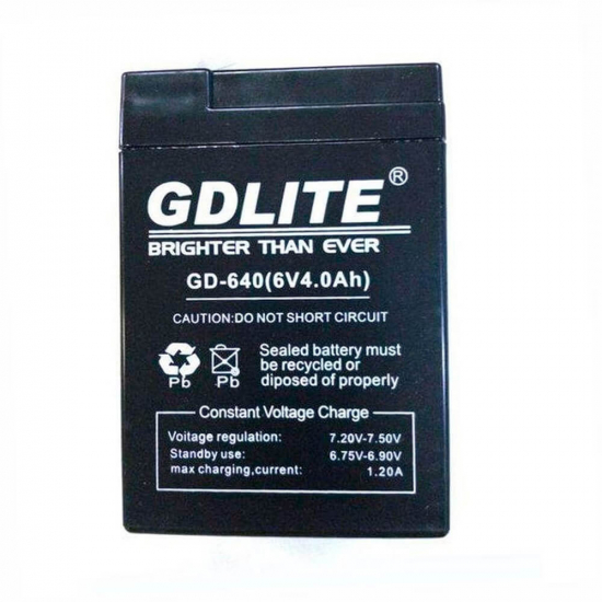 Акумулятор BATTERY GD-640 6V 4A для ДБЖ