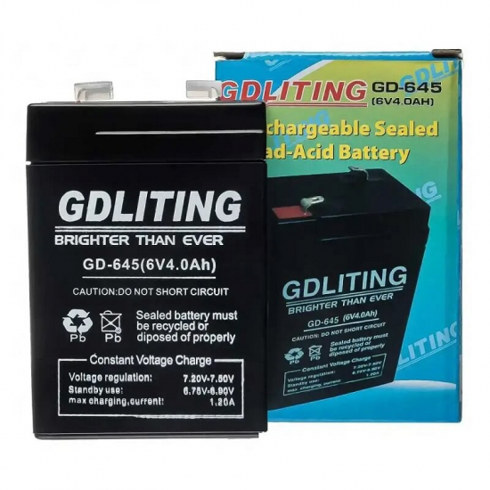 Акумулятор BATTERY GD-645 6V 4A для ДБЖ