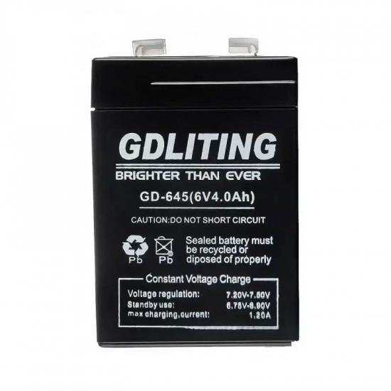 Акумулятор BATTERY GD-645 6V 4A для ДБЖ