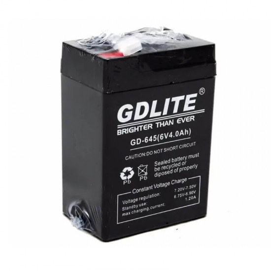 Акумулятор BATTERY GD-645 6V 4A для ДБЖ