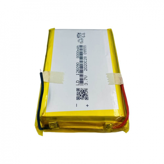 Акумулятор літій-полімерний 126090 8000mAh з низьким саморозрядом