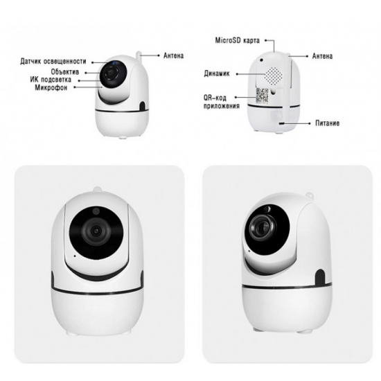 WiFi Камера 360 з кутом огляду 360 градусів