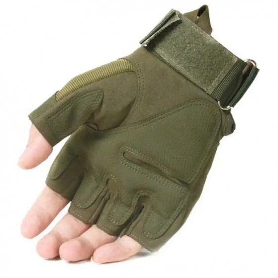 Рукавички армійські Combat Green безпалі військові